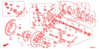 HINTERRADBREMSE (DISQUE) für Honda JAZZ 1.2 S 5 Türen 5 gang-Schaltgetriebe 2014