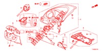 INSTRUMENT, ZIERSTUECK (COTE DE CONDUCTEUR) (LH) für Honda JAZZ 1.2 S 5 Türen 5 gang-Schaltgetriebe 2014