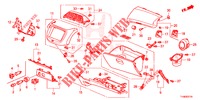 INSTRUMENT, ZIERSTUECK (COTE DE PASSAGER) (LH) für Honda JAZZ 1.2 S 5 Türen 5 gang-Schaltgetriebe 2014