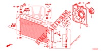 KLIMAANLAGE (CONDENSATEUR) für Honda JAZZ 1.2 S 5 Türen 5 gang-Schaltgetriebe 2014