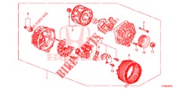 LICHTMASCHINE (MITSUBISHI) für Honda JAZZ 1.2 S 5 Türen 5 gang-Schaltgetriebe 2014