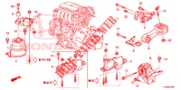 MOTORBEFESTIGUNG (MT) für Honda JAZZ 1.2 S 5 Türen 5 gang-Schaltgetriebe 2014