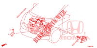 MOTORKABELBAUM, STREBE(1.7L)(RH)  für Honda JAZZ 1.2 S 5 Türen 5 gang-Schaltgetriebe 2014