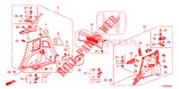 SEITENWANDVERKLEIDUNG(2D)  für Honda JAZZ 1.2 S 5 Türen 5 gang-Schaltgetriebe 2014