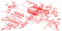 VERGASERISOLIERUNG/ ANSAUGKRUEMMER  für Honda JAZZ 1.2 S 5 Türen 5 gang-Schaltgetriebe 2014