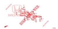 VORDERER HILFSRAHMEN  für Honda JAZZ 1.2 S 5 Türen 5 gang-Schaltgetriebe 2014