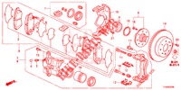 VORDERRADBREMSE  für Honda JAZZ 1.2 S 5 Türen 5 gang-Schaltgetriebe 2014