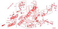 VORDERSITZ/SITZGURTE (D.) (1) für Honda JAZZ 1.2 S 5 Türen 5 gang-Schaltgetriebe 2014