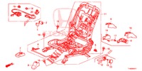 VORNE SITZKOMPONENTEN (G.) (2) für Honda JAZZ 1.2 S 5 Türen 5 gang-Schaltgetriebe 2014