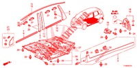 ZIERLEISTE/SCHUTZ  für Honda JAZZ 1.2 S 5 Türen 5 gang-Schaltgetriebe 2014