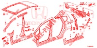 AUSSENBLECHE/TAFEL, HINTEN  für Honda JAZZ 1.4 LUXURY 5 Türen 5 gang-Schaltgetriebe 2014