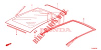 DACHFENSTER  für Honda JAZZ 1.4 LUXURY 5 Türen 5 gang-Schaltgetriebe 2014