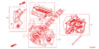 DICHTUNG SATZ/ GETRIEBE KOMPL.  für Honda JAZZ 1.4 LUXURY 5 Türen 5 gang-Schaltgetriebe 2014