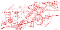 HAUPTBREMSZYLINDER/MASTER POWER (LH) für Honda JAZZ 1.4 LUXURY 5 Türen 5 gang-Schaltgetriebe 2014