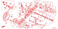 HINTERRADBREMSE (DISQUE) für Honda JAZZ 1.4 LUXURY 5 Türen 5 gang-Schaltgetriebe 2014