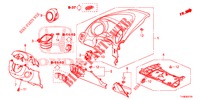 INSTRUMENT, ZIERSTUECK (COTE DE CONDUCTEUR) (LH) für Honda JAZZ 1.4 LUXURY 5 Türen 5 gang-Schaltgetriebe 2014