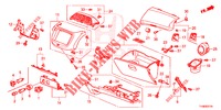 INSTRUMENT, ZIERSTUECK (COTE DE PASSAGER) (LH) für Honda JAZZ 1.4 LUXURY 5 Türen 5 gang-Schaltgetriebe 2014