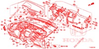 INSTRUMENTENBRETT, OBEN (LH) für Honda JAZZ 1.4 LUXURY 5 Türen 5 gang-Schaltgetriebe 2014