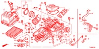 LUFTFILTER (1) für Honda JAZZ 1.4 LUXURY 5 Türen 5 gang-Schaltgetriebe 2014