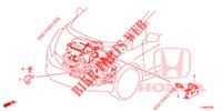 MOTORKABELBAUM, STREBE(1.7L)(RH)  für Honda JAZZ 1.4 LUXURY 5 Türen 5 gang-Schaltgetriebe 2014