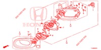 NEBELSCHEINWERFER (1) für Honda JAZZ 1.4 LUXURY 5 Türen 5 gang-Schaltgetriebe 2014