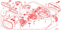 SPIEGEL/SCHIEBEDACH (VIRAGE AUTOMATIQUE) für Honda JAZZ 1.4 LUXURY 5 Türen 5 gang-Schaltgetriebe 2014