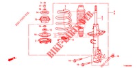 STOSSDAEMPFER, VORNE  für Honda JAZZ 1.4 LUXURY 5 Türen 5 gang-Schaltgetriebe 2014