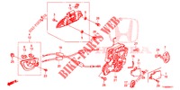 TUERSCHLOSS, HINTEN/AEUSSERER GRIFF (2) für Honda JAZZ 1.4 LUXURY 5 Türen 5 gang-Schaltgetriebe 2014