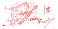 TUERVERKLEIDUNG, VORNE (LH) für Honda JAZZ 1.4 LUXURY 5 Türen 5 gang-Schaltgetriebe 2014