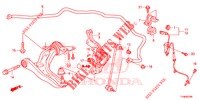 UNTERER ARM, VORNE/ STABILISATORFEDER  für Honda JAZZ 1.4 LUXURY 5 Türen 5 gang-Schaltgetriebe 2014