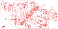 VORDERRADBREMSE  für Honda JAZZ 1.4 LUXURY 5 Türen 5 gang-Schaltgetriebe 2014