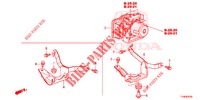 VSA MODULATOR(RH)('00 )  für Honda JAZZ 1.4 LUXURY 5 Türen 5 gang-Schaltgetriebe 2014
