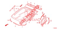 WINDSCHUTZSCHEIBE, VORNE/ HECKFENSTER  für Honda JAZZ 1.4 LUXURY 5 Türen 5 gang-Schaltgetriebe 2014