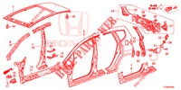 AUSSENBLECHE/TAFEL, HINTEN  für Honda JAZZ 1.2 ELEGANCE LS 5 Türen 5 gang-Schaltgetriebe 2014