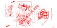 DICHTUNG SATZ/ GETRIEBE KOMPL.  für Honda JAZZ 1.2 ELEGANCE LS 5 Türen 5 gang-Schaltgetriebe 2014
