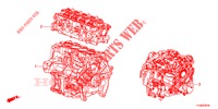 DICHTUNG SATZ/MOTOREINHEIT/GETRIEBE KOMPL.  für Honda JAZZ 1.2 ELEGANCE LS 5 Türen 5 gang-Schaltgetriebe 2014