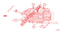 GUMMITUELLE (INFERIEUR) für Honda JAZZ 1.2 ELEGANCE LS 5 Türen 5 gang-Schaltgetriebe 2014