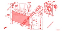 KLIMAANLAGE (CONDENSATEUR) für Honda JAZZ 1.2 ELEGANCE LS 5 Türen 5 gang-Schaltgetriebe 2014
