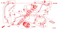 KLIMAANLAGE (FLEXIBLES/TUYAUX) (LH) für Honda JAZZ 1.2 ELEGANCE LS 5 Türen 5 gang-Schaltgetriebe 2014