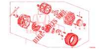 LICHTMASCHINE (MITSUBISHI) für Honda JAZZ 1.2 ELEGANCE LS 5 Türen 5 gang-Schaltgetriebe 2014