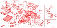 LUFTFILTER (1) für Honda JAZZ 1.2 ELEGANCE LS 5 Türen 5 gang-Schaltgetriebe 2014