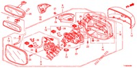 SPIEGEL/SCHIEBEDACH (COMMANDE A DISTANCE) für Honda JAZZ 1.2 ELEGANCE LS 5 Türen 5 gang-Schaltgetriebe 2014