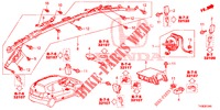 SRS EINHEIT (LH) für Honda JAZZ 1.2 ELEGANCE LS 5 Türen 5 gang-Schaltgetriebe 2014