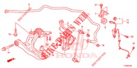UNTERER ARM, VORNE/ STABILISATORFEDER  für Honda JAZZ 1.2 ELEGANCE LS 5 Türen 5 gang-Schaltgetriebe 2014