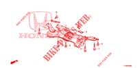 VORDERER HILFSRAHMEN  für Honda JAZZ 1.2 ELEGANCE LS 5 Türen 5 gang-Schaltgetriebe 2014