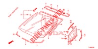 WINDSCHUTZSCHEIBE, VORNE/ HECKFENSTER  für Honda JAZZ 1.4 SPH 5 Türen 5 gang-Schaltgetriebe 2014