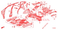 BODEN/INNENBLECHE  für Honda JAZZ 1.2 ELEGANCE 5 Türen 5 gang-Schaltgetriebe 2015