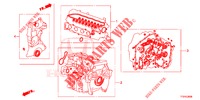 DICHTUNG SATZ/ GETRIEBE KOMPL.  für Honda JAZZ 1.2 ELEGANCE 5 Türen 5 gang-Schaltgetriebe 2015