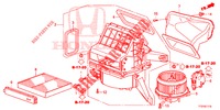 HEIZGEBLAESE (LH) für Honda JAZZ 1.2 ELEGANCE 5 Türen 5 gang-Schaltgetriebe 2015