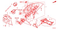 INSTRUMENT, ZIERSTUECK (COTE DE CONDUCTEUR) (LH) für Honda JAZZ 1.2 ELEGANCE 5 Türen 5 gang-Schaltgetriebe 2015